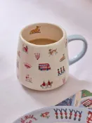 【Cath Kidston】Queenies London 英式簡約陶瓷牛奶杯