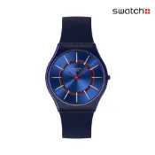 Swatch VERY JAZZY BERRY 超薄手錶/瑞士製造 SS08N117 (34mm)【官方旗艦店】