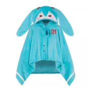 黑客優品《 初音未來 》初音 Miku fufu 激唱 唱響 披肩 披風 斗篷 毛毯 空調毯 毯子 毯 玩偶 布偶 娃娃