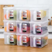 協貿國際日用品生活11館 冰箱收納盒食品級廚房水果蔬菜儲物盒大容量帶把手食物冷凍保鮮盒