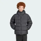 【adidas 愛迪達】Commercial Puff 男 羽絨外套 輕量 保暖 黑 亞版(JX4123)
