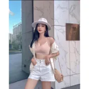 someone 細肩短版bra top (罩杯式上衣) 原價399(F SIZE)*