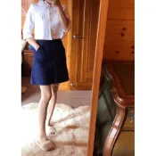 iROO日係簡約風白色上衣