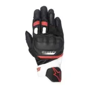 【優惠特價】義大利 Alpinestars SP-5 SP5 黑白紅 防摔手套 A星 短版 手套 可觸控 打洞 透氣