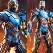 阿頑宅一起 中動玩具 十週年紀念 鋼鐵人 mk30 馬克30 IronMan 漫威 Marvel 7吋 藍鋼 鋼鐵人3