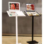 【免運+特惠】菜單架 立式菜單架 menu展示架 DM目錄架 鐵質面板 菜譜架 食谱架 菜單展示架酒店菜單架 翻頁