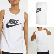 (店+)【NIKE 耐吉】NIKE NSW TANK  大勾 基本 logo 棉質 男 吊嘎 純棉 運動 背心 休閒 AR4992-101
