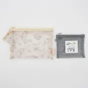【久大文具】史努比紗網袋(特價) DK-9139/41 網袋 網格袋 收納袋 筆袋 小物袋 可透視 @0169