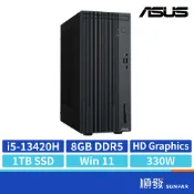 ASUS 華碩 H-V500MV-13420H161W 福利品 文書型 i5-13420H 8G 1T W11 電腦主機