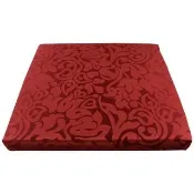 【宜欣居傢飾】艾馬仕-精緻緹花坐墊-紅-6入-55*55*5cm(高密度惰性泡棉、實木椅座墊、台灣製MIT)