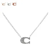 COACH C Logo水鑽項鍊(任選) 91433