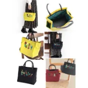 預購 🇯🇵 日本製 ATSUKO MATANO 保野溫子 經典刺繡手提包 手提袋  購物袋 小包