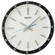 有發票 實體店面 42公分【時間光廊】SEIKO 日本精工 立體時標 SK019 滑動式秒針 靜音掛鐘 QXA802J