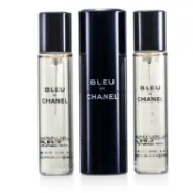 草莓網Strawberrynet 香奈兒 Chanel - 香奈兒藍色淡香水Bleu De Chanel Eau De Toilette Travel Spray & Two Refills (旅行裝及2個補充裝)
