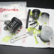 協貿國際日用品生活館 意大利brembo布雷博鮑魚原廠油壺套裝油杯支架油管改裝福音推薦