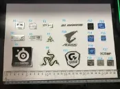 萊特 電腦效能貼紙 萊特 電腦效能貼紙 INTEL I7 I5 asus ROG WIN7 ATI NVIDIA nzx