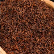 老同志2003年宮廷普洱茶散茶 散裝普洱熟茶 幹倉老熟茶 500克