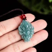 (店+)【EMMA SUE】項鍊 狐仙吊墜  項鍊 九尾狐仙 九尾狐吊墜   玉墜 姻緣 招財 桃花運 招貴人 防小人 防小三