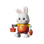 (店+)跳舞兔子 跳舞玩具 音樂玩具 電動小兔子 電動小福兔哄娃神器 玩具機器人 聲光玩具 早教玩具 兒童玩具