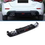 Nissan Sentra B18 14代仙草後下巴改裝四出型尾喉裝飾後下巴