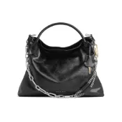(店+)【CHARLES & KEITH】大容量鍊條單肩托特包 手提包 大號女款 小CK 黑色 CK2-30271708