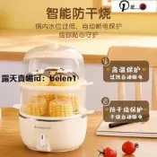 【臺灣熱銷】蒸蛋器煮蛋機煮蛋器蒸蛋機蒸籠煮蛋深氣志高蒸蛋器字動斷電煮蛋器曉形加勇防幹燒掇工能寶寶早餐蒸蛋機