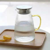 【JUST HOME】清透感線條玻璃壺 1500ml《WUZ屋子-台北》玻璃壺 茶壺 水壺 玻璃 耐熱玻璃