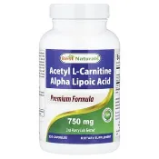 【iHerb】Best Naturals, 乙酰左旋肉鹼 + α-硫辛酸，120 粒膠囊