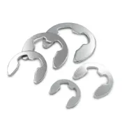 (店+)【XILLA】不鏽鋼E型開口擋圈 E型開口擋圈 E型扣環 E型擋片 開口擋片 開口擋圈 E型開口擋片