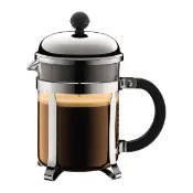 丹麥 Bodum CHAMBORD   4 cup, 0.5L  17oz 法式濾壓壺 法式濾壓咖啡壺 (銀色)