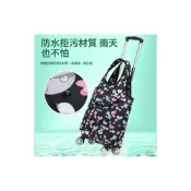 (店+)免運 買菜推車 折疊便攜車 萬向輪四輪買菜車便攜折疊推車家用買菜神器鋁合金伸縮拉桿購物袋