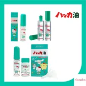 🔺東京日研-日本代購正品｜北海道 北見薄荷油 三麗鷗限定 Hello Kitty 精油噴霧、滾珠、補充瓶（現貨）