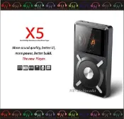 HD Multimedia 台中逢甲-耳機專賣店 FiiO 飛傲 X5 專業隨身Hi-Fi音樂播放器 192K/24B USB DAC 公司貨