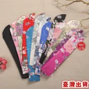 ⚡臺灣出貨24H⚡21cm扇袋折扇子中國風布袋7寸男扇套絲綢錦緞刺繡手工扇袋流蘇款【免運】