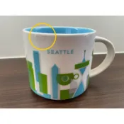 星巴克 Starbucks 西雅圖 全新但有破損，收藏品割愛