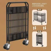 【免運】加粗方管擺攤小推車可摺疊冰粉甜品花車貨架壽司夜市移動出攤車子