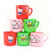 正版 三麗鷗 Hello Kitty KT 大眼蛙 250ml 兒童水杯 杯子 兒童漱口杯 冷飲杯 水杯【家的拼圖】