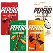 (店+)樂天 LOTTE PEPERO 可可棒 朱古力 杏仁巧克力棒  餅乾棒 巧克力風味棒 白巧克力風味棒