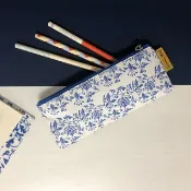 Sunny Bag-筆袋-青花番蓮紋
