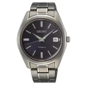 大高雄鐘錶城 seiko SK037 精工表 SK037 6N52-00B0V(SUR373P1) CS系列經典簡約紳士男鈦金屬腕錶/藍面 40mm｜樂天領券現折★全館特惠中★指定刷卡回饋10%