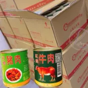 ⚠️整箱出貨⚠️24罐 紅燒牛肉罐頭 紅燒豬肉罐頭 大罐 中罐 欣欣生技 國軍罐頭