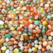 【天然雨花石】南京雨花石 魚缸造景石 五彩石 水培花盆栽 鵝卵石 小石頭 小彩碎石 水培盆栽 盆栽 魚缸裝飾石