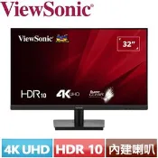 【良興購物網】R2【福利品】ViewSonic優派 32型 VA3208-4K-MHD 4K UHD 顯示器