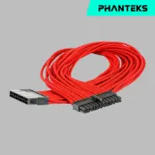 Phanteks 追風者PH-CB24P_RD 紅色 24PIN 電源延長線500mm