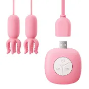 (店+)乳房挑逗神器 雙乳夾震 軟糯小爪按摩 10頻震動獨立操控乳頭咪咪刺激按摩器 生活防水 USB充電 跳蛋 調情 情趣用品