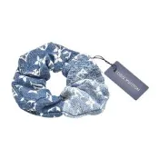 LV  M77439 經典Monogram Denim丹寧牛仔髮圈(藍色)