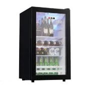 （台灣現貨）110V冷藏櫃58L冰箱酒水展示櫃飲料櫃蛋糕保險櫃製冷酒櫃立式(冷藏櫃/冰吧/冰箱/酒櫃)