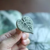 Leaf Shape AromaStone - 車用香氛石-圓葉花燭