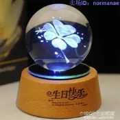 聖誕禮物 禮物 新品旋轉藍芽音樂盒水晶球八音盒女木天空之城定製女孩生日禮物女生聖誕節大