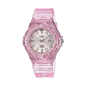 大高雄鐘錶城 CASIO 卡西歐 LRW-200HS-4EV 海洋時標太陽光芒紋路錶盤時尚腕錶 迷人粉 34.2mm｜樂天領券現折★全館特惠中★指定刷卡回饋10%